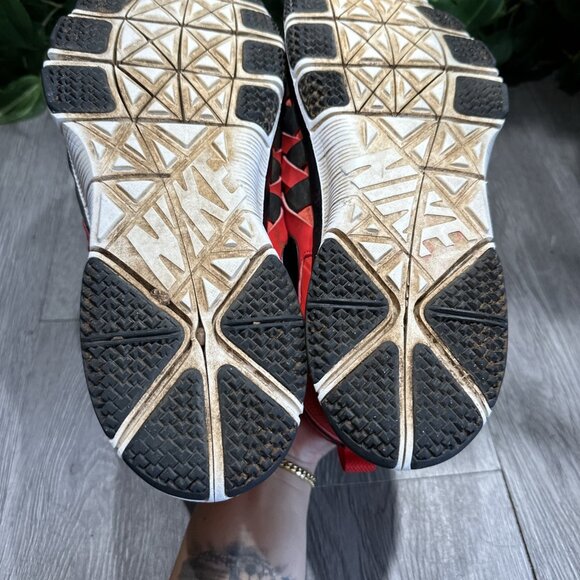 NIKE FREE TRAINER 5.0 Men's US Size 11 Red Black Running Sneaker 579809-601 - Picture 8 of 9